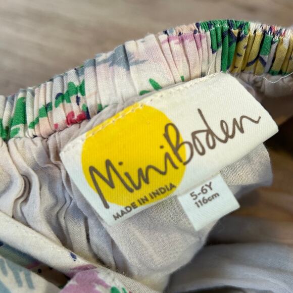 Mini Boden Lemon Village Print Sundress Adjustable Straps 5–6Y Cotton - Picture 6 of 11